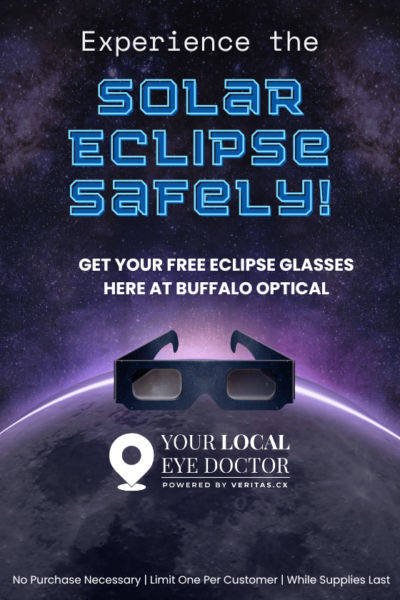 Free Eclipse Glasses at Local Eye Doctor